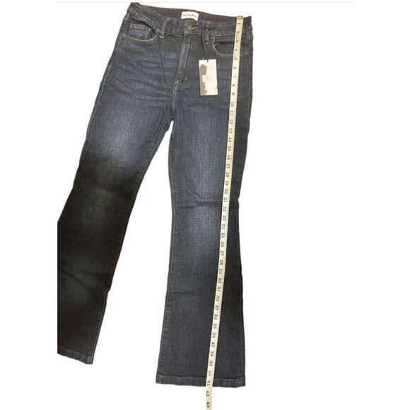 Studio Blue NWT Livid Wash Boot Cut Flare Denim Jean Boho Western Retro 70s Chic - Picture 4 of 10